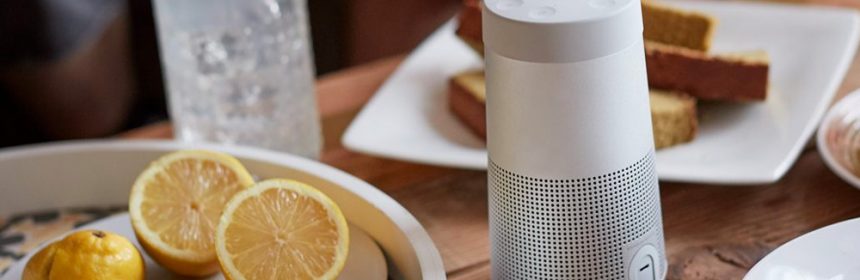 enceinte portable petit dejeuner